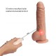 19 cm Belden Bağlamalı Titreşimli Realistik Dildo Penis Set