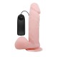 19,5 cm Titreşimli Vibratör Realistik Penis Dildo - Dong