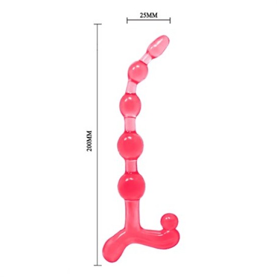 20 cm Sıralı Boğumlu Anal Açıcı Plug