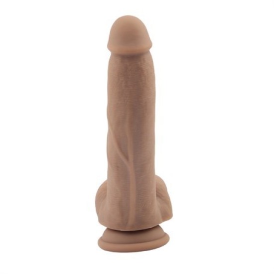 20,5 cm Belden Bağlamalı Gerçekçi Melez Dildo Penis -Boss