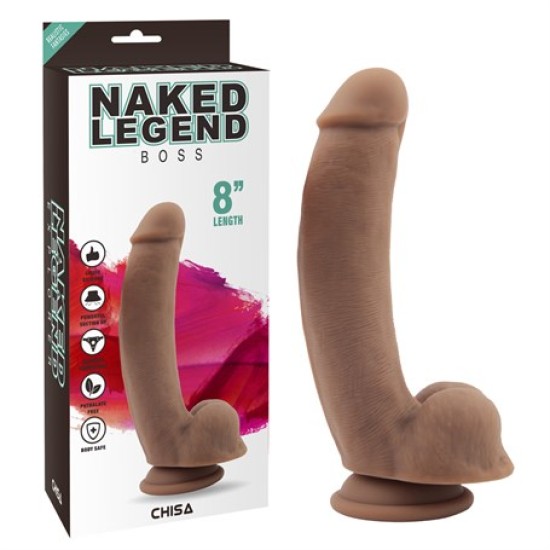 20,5 cm Gerçekçi Melez Dildo Penis -Boss