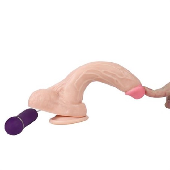 20,5 cm Gerçekçi Titreşimli Dildo Vibratör Penis - Holy Dragon