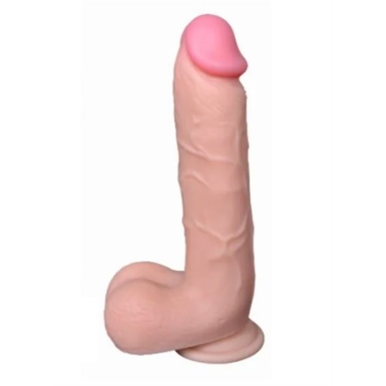 21 cm Gerçekçi Titreşimli Dildo Vibratör Penis - Adam