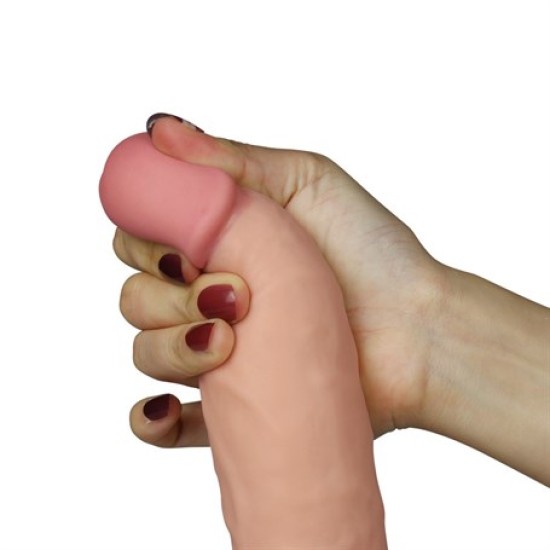 20 cm Belden Bağlamalı Titreşimli Realistik Dildo Penis Set