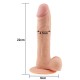 22 cm Belden Bağlamalı Gerçekçi Çift Katmanlı Silikon Penis