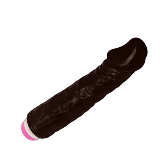 23 cm Titreşimli Realistik Vibratör Zenci Penis Dildo