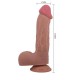 Belden Bağlamalı 23,4 cm Çift Katmanlı Gerçekçi Melez Dildo Penis