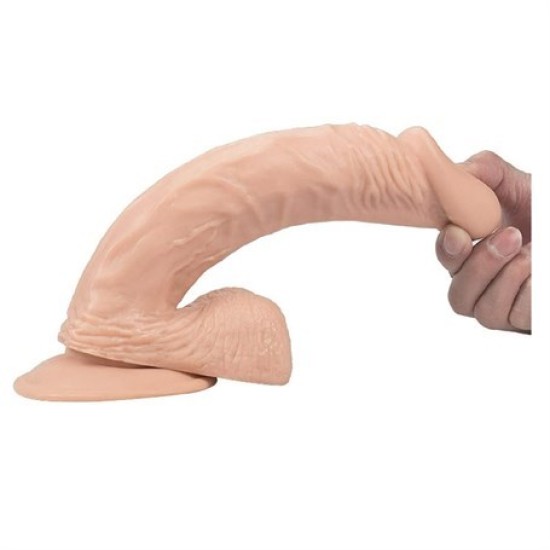 24 cm Belden Bağlamalı Vantuzlu Realistik Penis Anal Vajinal Dildo