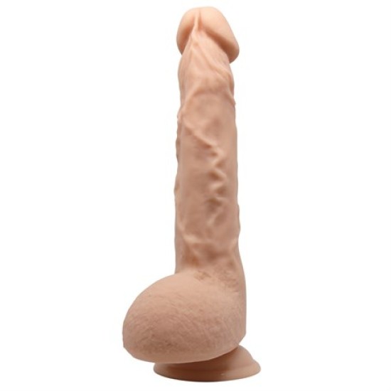 24 cm Belden Bağlamalı Realistik Vantuzlu Dildo Penis