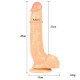 25 cm Realistik Vantuzlu Dildo Penis