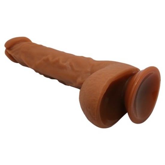 25,2 cm Realistik Vantuzlu Melez Dildo Penis