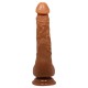 25,2 cm Realistik Vantuzlu Melez Dildo Penis