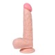 25,5 cm Belden Bağlamalı Realistik Dildo Penis Set