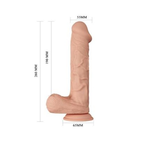 Belden Bağlamalı 26 cm Gerçekçi Kalın Dildo Penis - Bergrisi