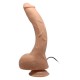 Belden Bağlamalı 27 cm Titreşimli Gerçekçi Kalın Dildo Penis - Jack