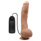 Belden Bağlamalı 27 cm Titreşimli Gerçekçi Kalın Dildo Penis - Jack