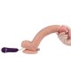 26 cm Belden Bağlamalı Titreşimli Realistik Dildo Penis Set