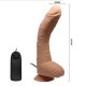 28 cm Titreşimli Gerçekçi Kalın Dildo Penis - Alex