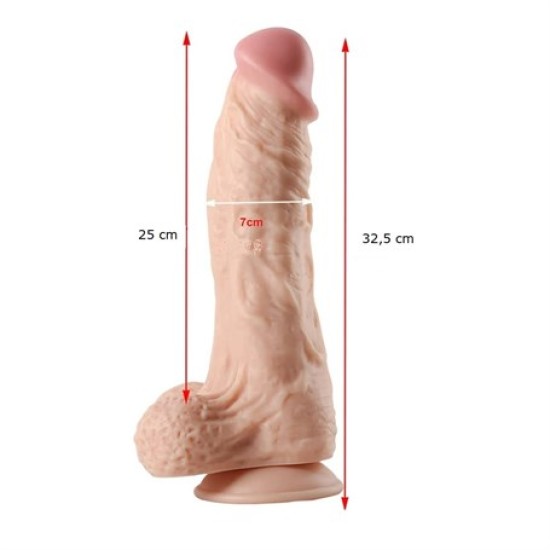 32,5 cm Realistik Büyük Boy Dildo Penis - Leilong