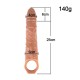 6 cm Dolgulu Realistik Penis Kılıfı