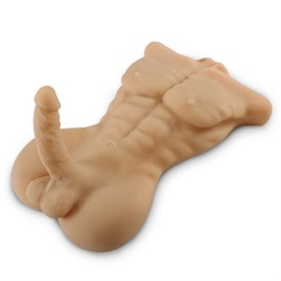 2 İşlevli Gerçek Ölçülerde Realistik 18 cm Penisli Erkek Vücut - Daniel