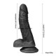 21 cm Belden Bağlamalı Realistik Dildo Zenci Penis Set