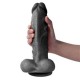 27 cm Belden Bağlamalı Realistik Dildo Zenci Penis Set