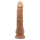 Belden Bağlamalı USB Şarjlı 20 cm Oynar Başlı İleri Geri Hareketli Titreşimli Dildo