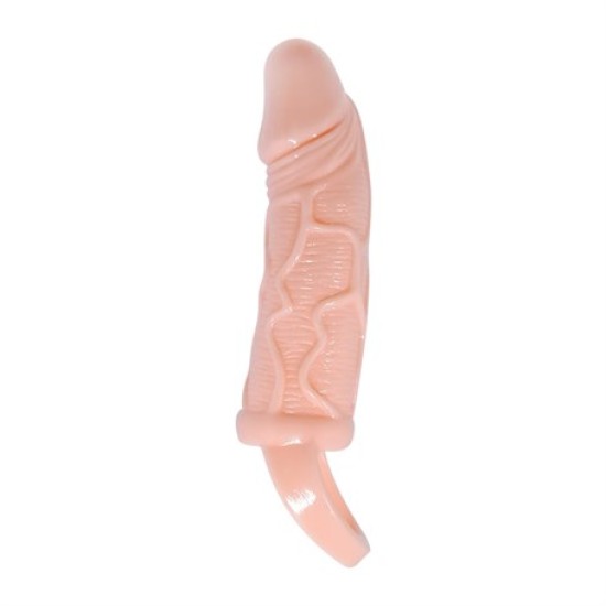 3 cm Dolgulu Penis Kılıfı Uzatmalı Prezervatif Dildo