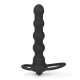 Çift Kavrama Halkalı Titreşimli 14 cm Anal Plug Vibratör Mastürbatör