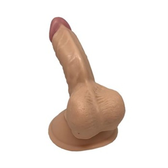 13 cm Vantuzlu Realistik Penis Anal Vajinal Dildo