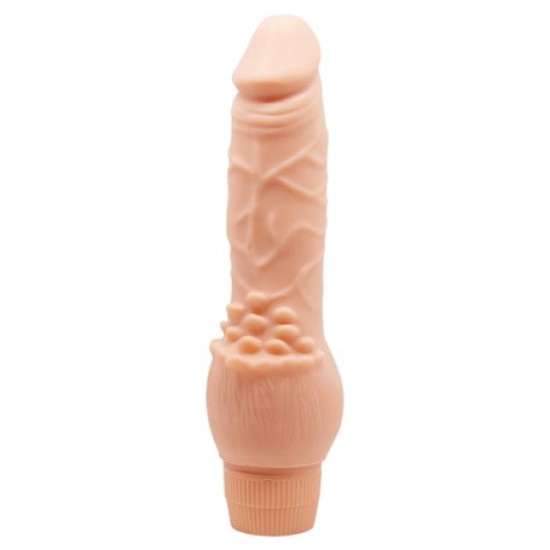 Güçlü Titreşimli 19,5 cm Realistik Vibratör Gerçekci Penis Dildo