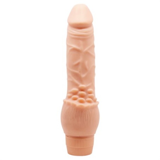 Güçlü Titreşimli 19,5 cm Realistik Vibratör Gerçekci Penis Dildo