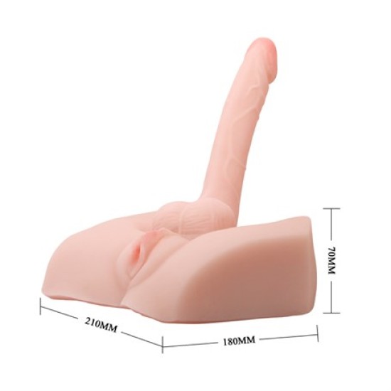 Titreşimli Ses Çıkarma Özelliğine Sahip Realistik Penis Ve Vajina