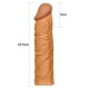 Nature Extender 5 cm Dolgulu Premium Melez Silikon Penis Kılıfı