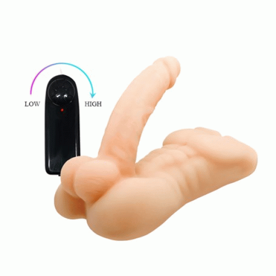 Realistik Yarım Erkek Vücut Kumandalı Penis Vibratör