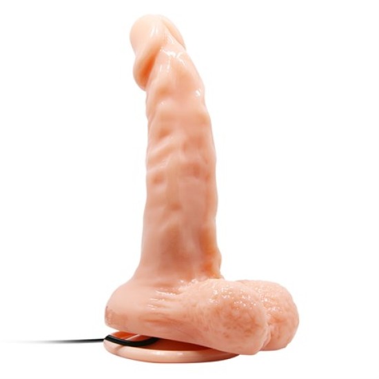 17 cm Gerçekçi Titreşimli Dildo Vibratör Penis