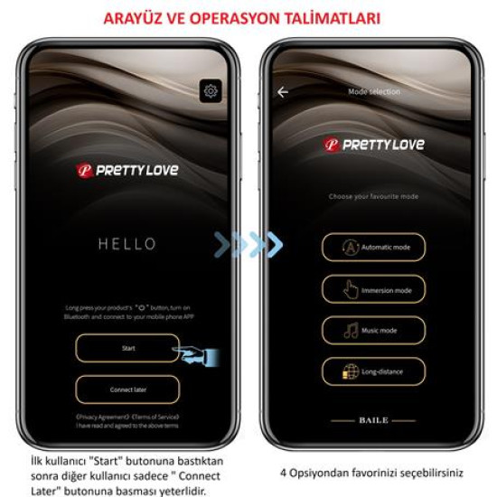 Telefon Kumandalı 12 Titreşim Fonksiyon & 3 Elektro Şoklu Teknolojik Anal Vajinal Vibratör