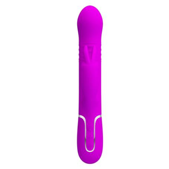 USB Manyetik Şarjlı 7 Titreşim 4 İleri Geri & 4 Rotasyon Fonksiyonlu Teknolojik G-Spot Vajinal Vibratör