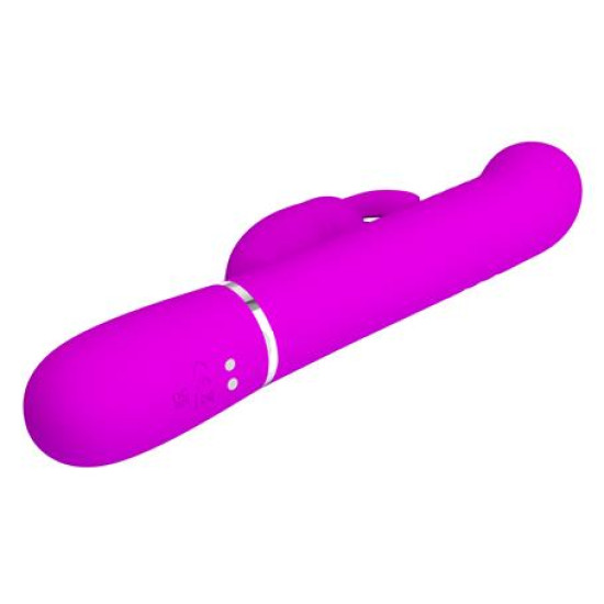 USB Manyetik Şarjlı 7 Titreşim 4 İleri Geri & 4 Rotasyon Fonksiyonlu Teknolojik G-Spot Vajinal Vibratör